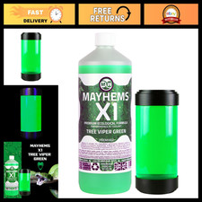 Eco-Friendly UV Fluorescent PC Coolant - 1L Liquid Cooling Fluid - Tree Viper Gr picture