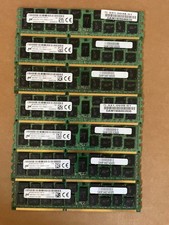 Lot Of 7 Micron (7x16GB) PC3L-12800R DDR3-1600MHz 2RX4 ECC REG SERVER MEMORY picture