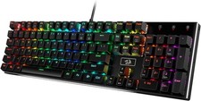 Redragon K556 Wired RGB Mechanical Gaming Keyboard, 104-Key Aluminum Board picture