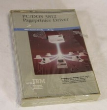 IBM PC/DOS 3812 Pageprinter Driver - Sealed in Original IBM Box picture
