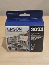 Epson 302XL High-Capacity Ink Cartridge - Black 03/2028 NEW SEALED picture