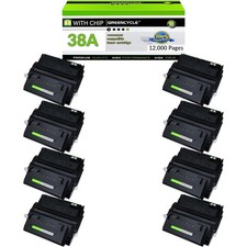 8PK Compatible Q1338A 38A Toner Cartridge For HP LaserJet 4200tn 4200L 4200Ln picture