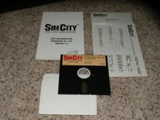 Sim City The City Simulator Version 1.0 Commodore 64 with manual & inserts picture