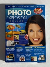 Photo Explosion Deluxe Version 3 CDs & Booklet For Windows 2000 XP Vista picture