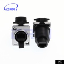 2pcs RJ45 waterproof connector socket Jacks female Ethernet connector IP65  picture