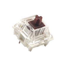 Gateron KS9 Key Switches Mechanical Gaming Plate Mounted Silent Brown 65 PCS picture