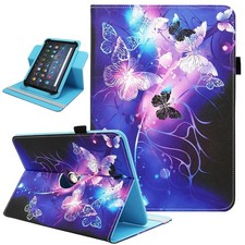 Universal Purple Butterfly 10 10.1 11 Inch Android Tablet Case Cover Sleeve picture