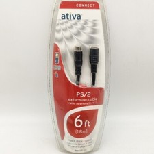 PS/2 Mini Male Female Monitor Extension Cable 6ft  picture