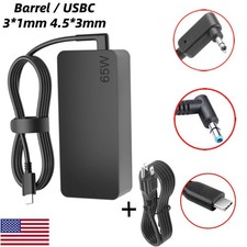 65W USB Type C Charger Adapter Laptop Power Supply For HP Chromebook Lenovo Acer picture