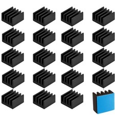 Easycargo 20Pcs 9Mm Small Mini Heatsink Kit 9X9x5mm + 3M 8810 Thermal  picture