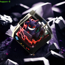 Stock Handmade Pokemon Gengar Keycaps Artisan Resin Mechanical Keycaps New Gift picture