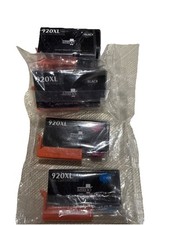 Lot Of 4 Ink Cartridges- Two 920 Black XL 1 920 XL Magenta 1 Cyan Office Jet picture