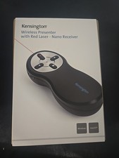 SEALED Kensington Wireless Presenter With Red Laser - Nano Receiver Windows/Mac picture