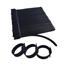 200 PCS 6 Inches Black Reusable Cable Ties, Adjustable Cord 6inches-200PCS picture