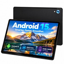 WiFi6 Dual Band Android 15 Tablet 10