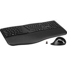 Kensington Pro Fit Ergo Wireless Keyboard and Mouse (Black) MFR #K75406US picture