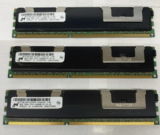 Micron 24GB 3x8GB DDR3 ECC Registered PC3-10600R Server RAM MT36JSZF1G72PZ-1G4D1 picture