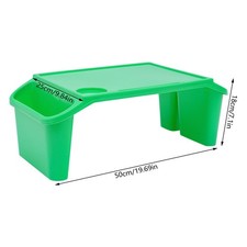 6 Pcs Kids Lap Desk Rectangular Desk Tray for Writing Eating Game Classroom USA picture