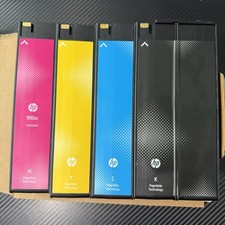 HP 990XC Page Wide CYMK Ink Cartridges Set For P75050 P77750 Exp: 2022 picture