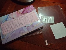 Mektron Macbook Pro 13-inch Pink Gold Marble Laptop Case NEW picture