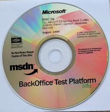 Vintage - Microsoft SQL Server 7.0 Service Pack 1 (x86) picture