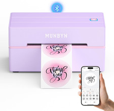 MUNBYN Bluetooth Thermal Label Printer, Wireless 4x6 Shipping Label Printer picture