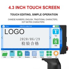 50mm Handheld Inkjet Printer for Large Carton Pallet Date Batch QR Code picture