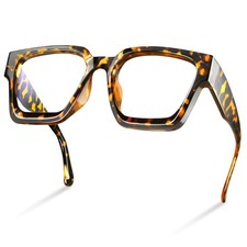 livho Oversized Blue Light Blocking Glasses for Women - Coco Tortoise picture