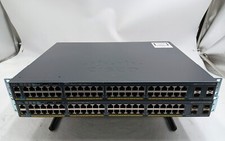 LOT OF 2 Cisco Catalyst 2960-X Series Ethernet Switch WS-C2960X-48LPS-L picture