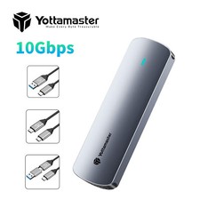 Yottamaster M.2 SSD Case SATA NVMe Dual Protocol USB 3.2 Gen 2 10 Gbps B M-Key picture