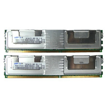 Lot of 2 Samsung 2GB 2x 1GB 2Rx8 PC2-5300F-555-11-80 Memory M395T2953EZ4-CE66  picture
