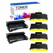 4PK TN580 Toner+2PK DR520 Drum Unit for Brother MFC-8460N MFC-8470DN MFC-8660DN picture