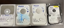 A lot of  IDE 3.5 in internal harddrive, 2.91 GB, 10GB, 57.2 GB and 57.2GB picture