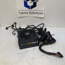PSU-Corsair TX750 750W ATX Power Supply CMPSU-750TXV2 Surge Protection 20+4 Pin picture