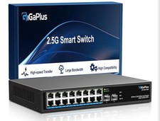18 Port 2.5Gb Unmanaged Ethernet Switch with 16* 2.5G Base-T Ports, 2* 10G SFP+ picture