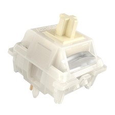 GATERON Milky Yellow Pro V3 PreLubed Tactile 5Pin Keyboard Switch 108 PCS picture