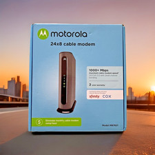 Motorola MB7621 24x8 DOCSIS 3.0 Cable Modem Xfinity/COX Certified, New-Open Box. picture
