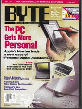 BYTE MAGAZINE JULY 1992 VOL. 17 NO. 7 (VG) MORE BYTES IN EBAY STORE DISCOUNTS picture