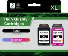 65XL Black + Tri-Color High-Yield Ink Cartridges 2-Pack for HP DeskJet ENVY picture