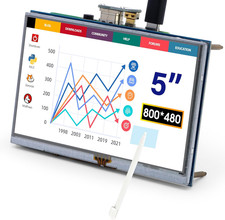 5 Inch Touch Screen Monitor, 800×480 LCD Display for Raspberry Pi picture