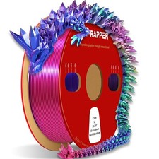 Silk Tri Color PLA Filament 3D Printer 1.75mm +/- 0.03mm, Multicolor picture