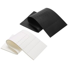 2pcs 5.1 x 17 x 0.12 Inch Keyboard Foam, Sound Dampening Foam, Black/White picture