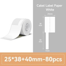 NIIMBOT M2 Label Paper & Ribbon Refills Waterproof Adhesive Sticker Rolls picture
