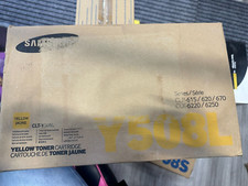 Genuine Samsung CLT-Y809S Yellow Toner Cartridge picture