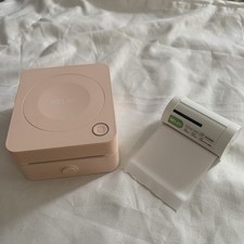 Nelko PM230 Portable Bluetooth Sticker Printer - Pink W/ Partial Thermal Labels picture