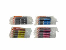 Lot of 14 Printer Canon Pixma C-251B,Y, C, M XL Assorted Color Ink Cartridges picture