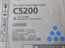 LOT OF 2 Genuine Ricoh Toner  Pro C5200 Cyan 828433 picture