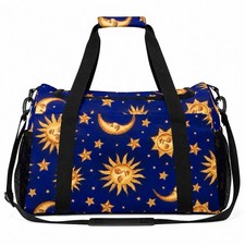 VTG Inspired 90’s Celestial Sun Moon Luggage Duffle bag Whimsigoth decor Y2K picture