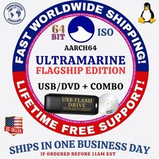 ULTRAMARINE LINUX OS ISO KDE GNOME XFCE  BUDGIE 64BIT USB-DVD, LIVE-FULL, MAC PC picture