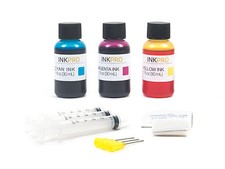 Hyrax Trading Prem. Tri-Color Ink Refill Kit for HP 60/61/62/63/64/65/67/XL 30ml picture